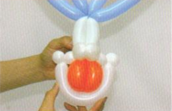 魔法气球造型系列之气球卡通公仔长腿八哥