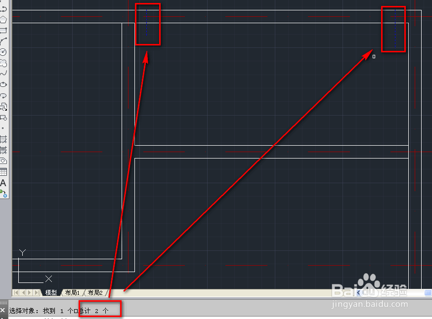 cad建筑平面图的门窗开口绘制