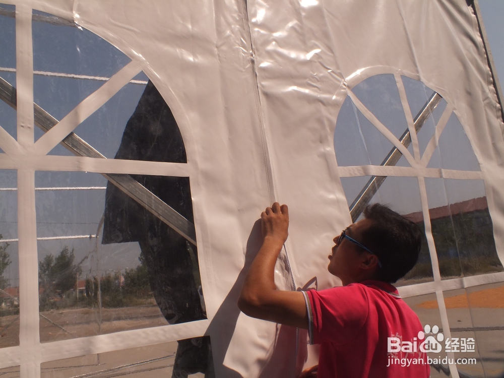 婚庆篷房安装图解