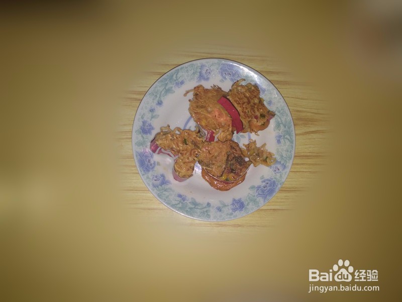 富有个性的方便面煎饼