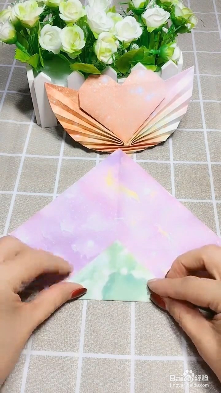 如何用折纸制作天使的翅膀
