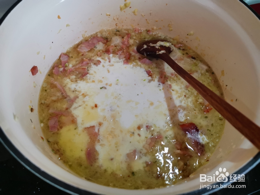 毫无压力做白葡萄酒奶油青口贝