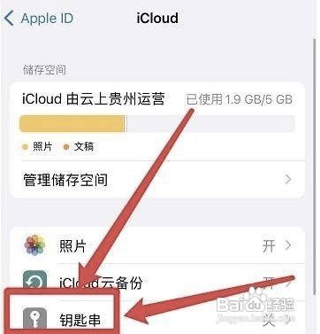 苹果手机iCloud钥匙串在哪里关掉呢？