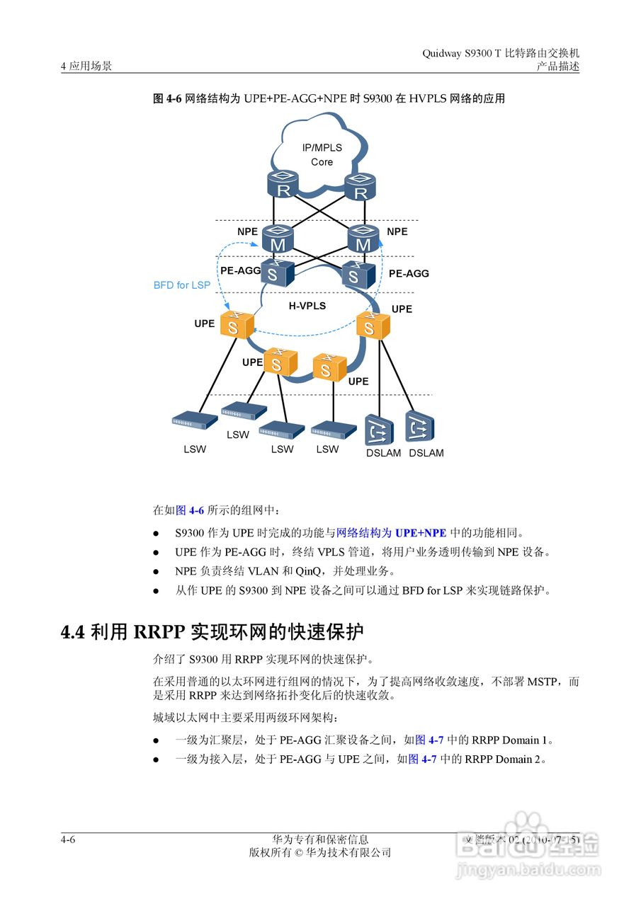 华为 Quidway S9300 T 比特路由交换机V100R003C00说:[8]