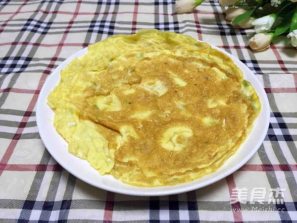 香葱摊鸡蛋的做法