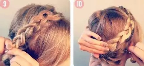 怎么样可以把短发编起来好看呢