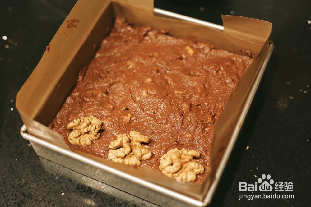看完就会的花生酱布朗尼