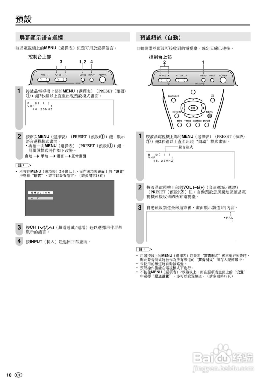 声宝LC-20S5H型液晶电视机说明书:[2]