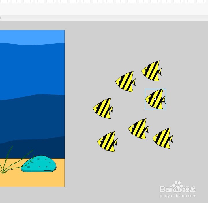 flash绘制和制作深海世界的动画教程