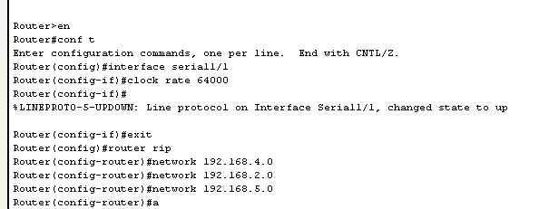 配置路由器rip动态路由协议