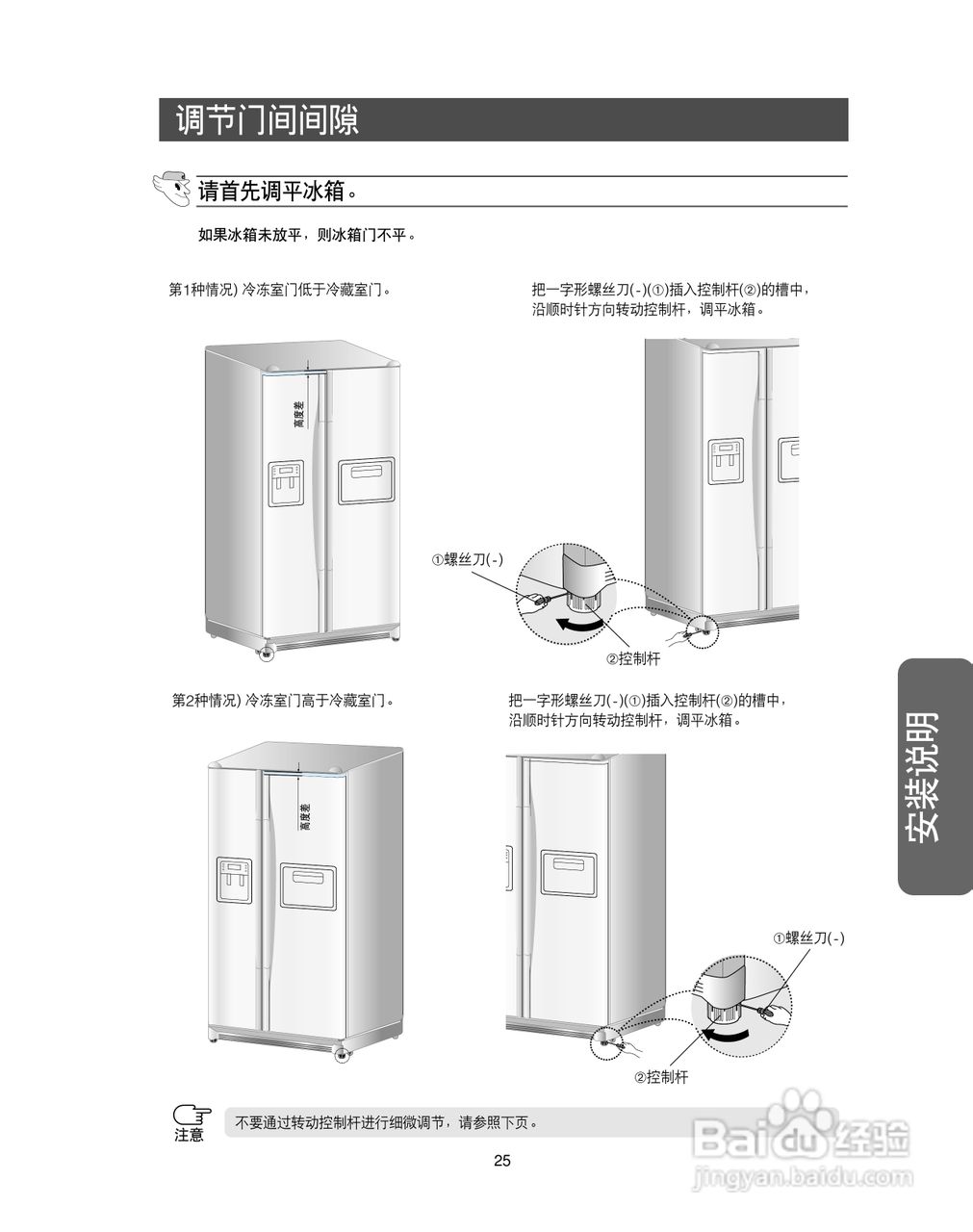 三星RS28KANS电冰箱使用说明书:[3]