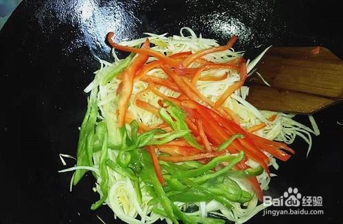 青红椒炒茭白丝