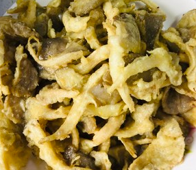 椒盐蘑菇-超好吃的下酒菜