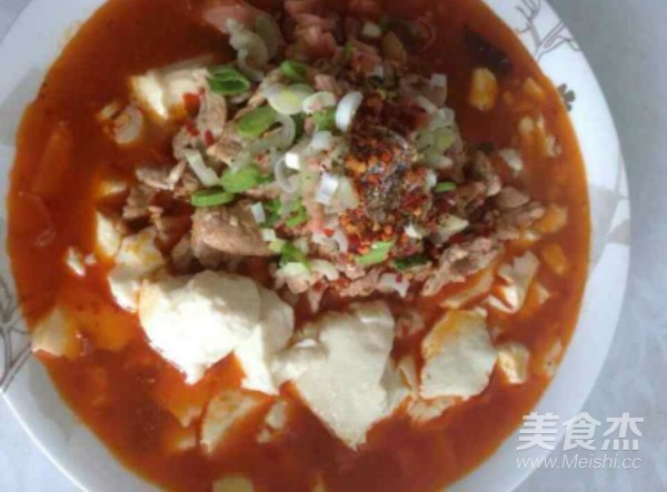 酸汤豆花肉片