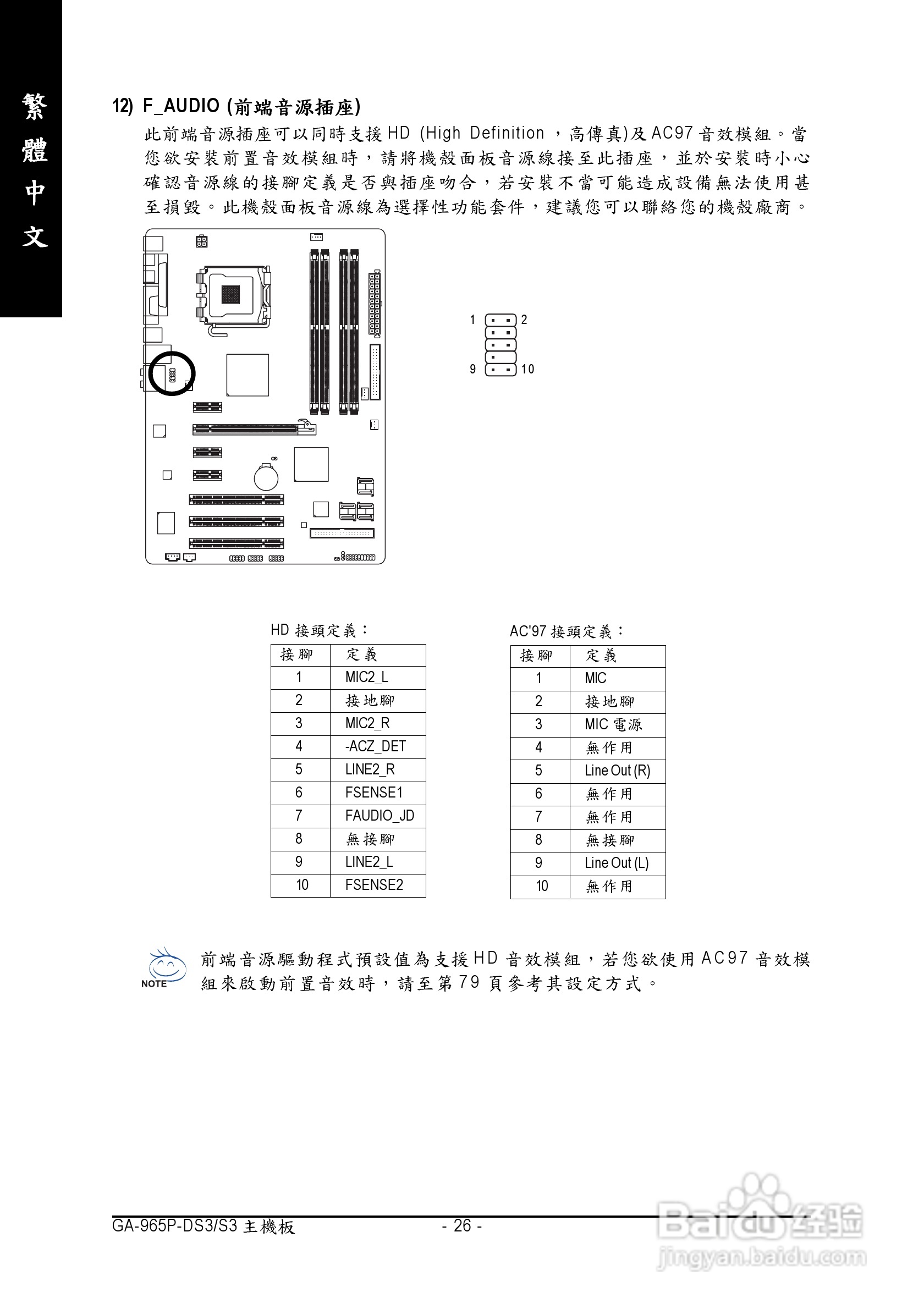 技嘉GA-965P-DS3 (rev. 2.0)型主板说明书:[3]