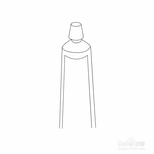 如何画牙膏简笔画