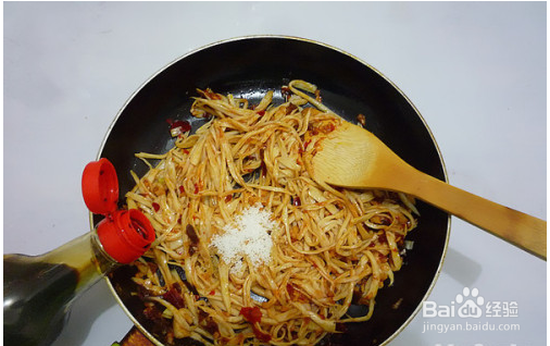 香辣手撕杏鲍菇的做法