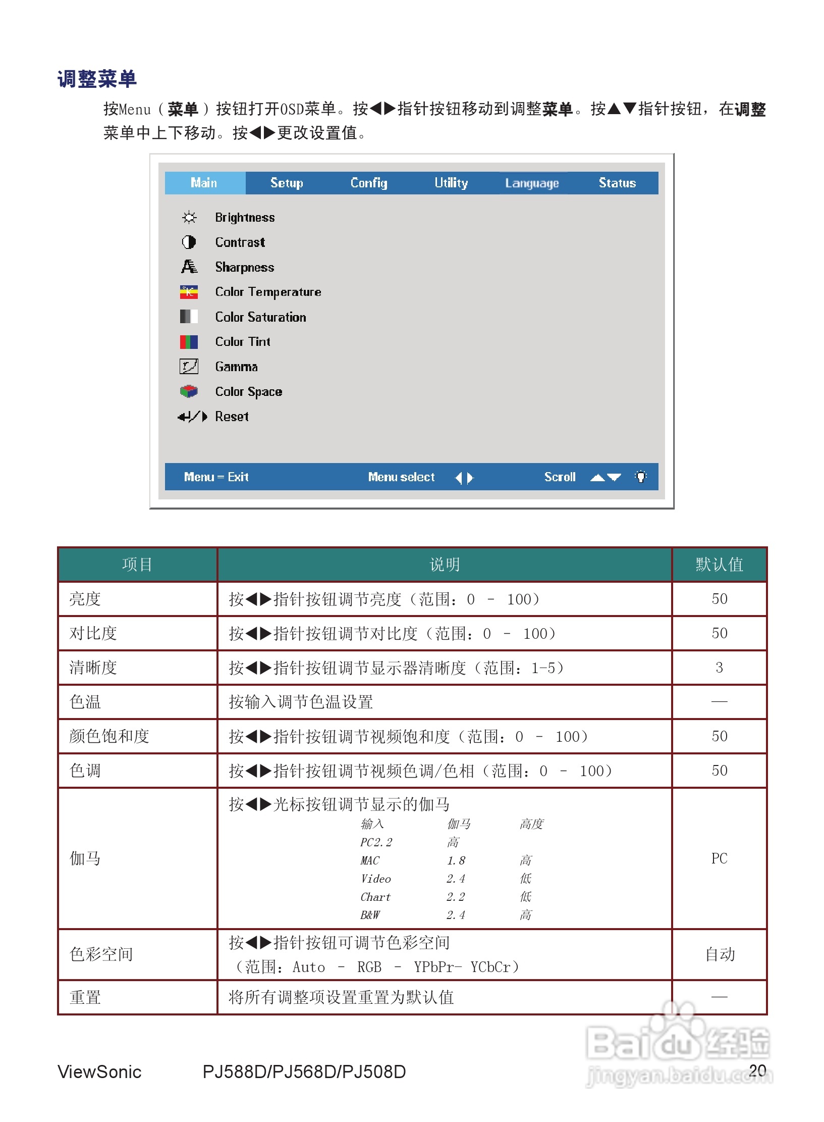 优派PJ568D投影机使用说明书:[3]