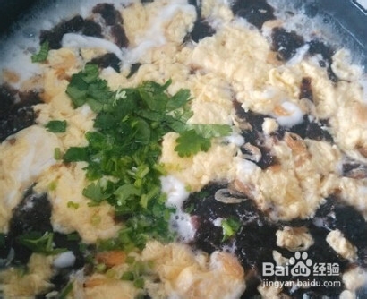 紫菜蛋花汤快速完成的早餐