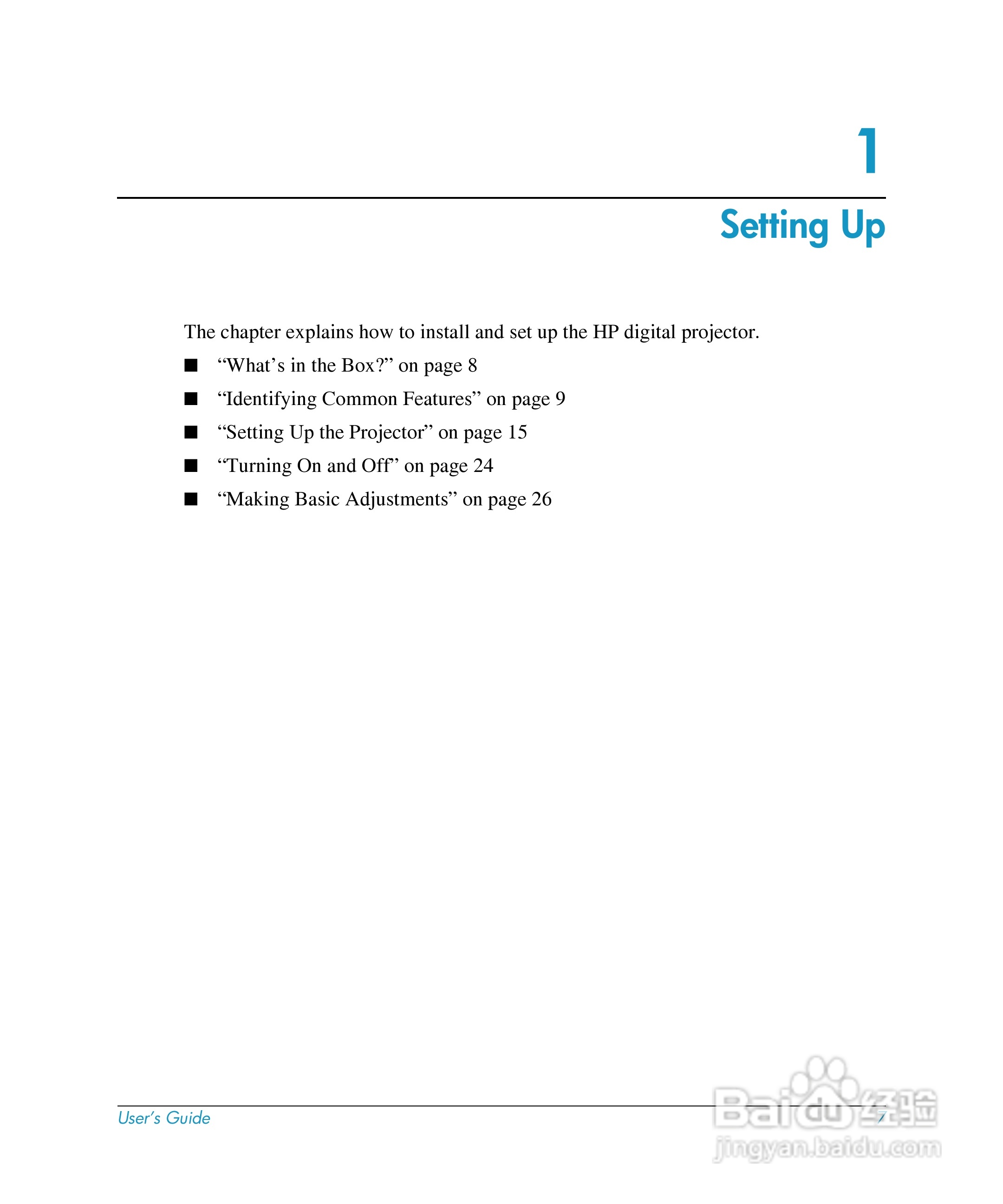 惠普(康柏) HP mp3220 Digital Projector投影机说明书:[1]