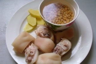 黄豆蹄花冻制作的步骤