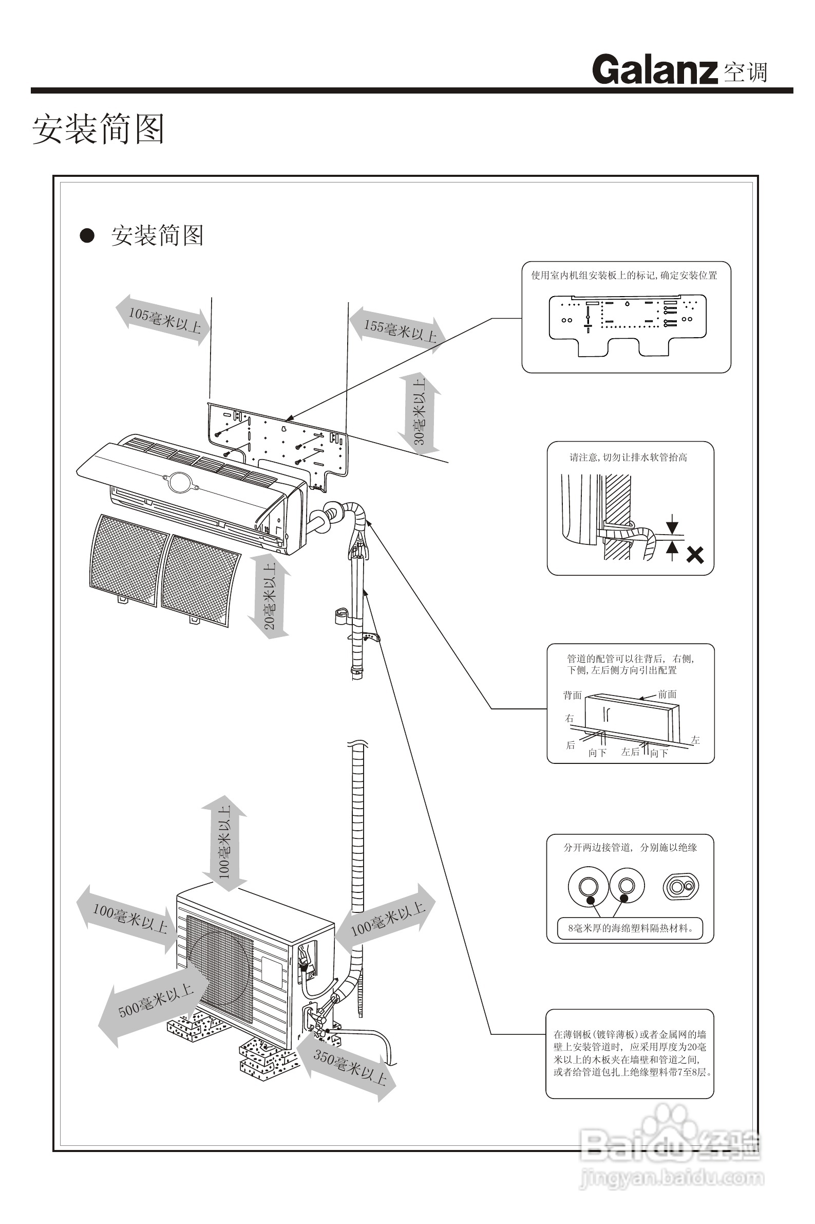 Galanz格兰仕KF-25GW/HG2型空调使用说明书