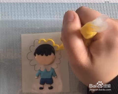 做韩式简约奶油霜手绘蛋糕的方法