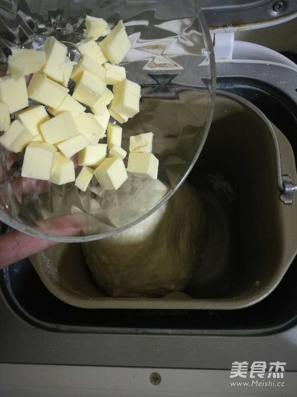 葱香芝士火腿面包