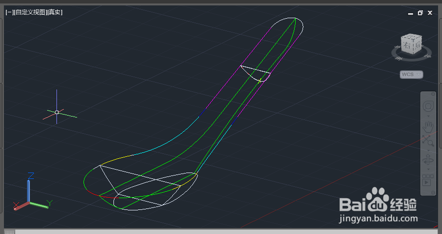 AUTOCAD2015三维绘图实例：[3]羹匙绘制一