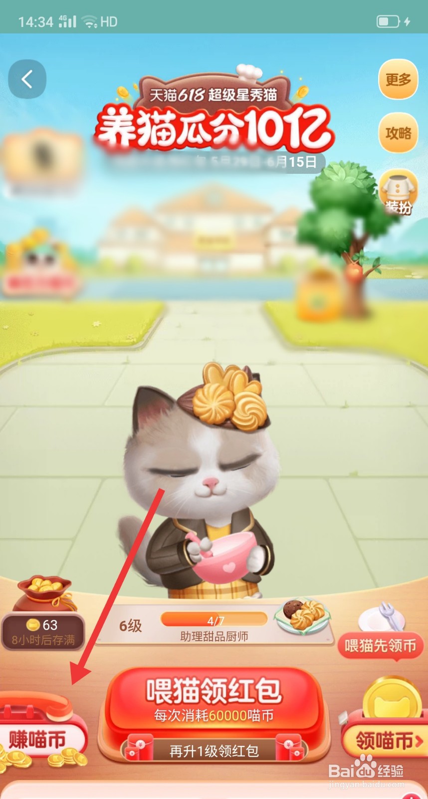 星秀猫怎么合伙赚喵币