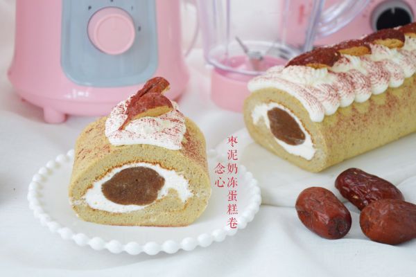 枣泥奶冻蛋糕卷