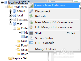 Windows下Mongodb安装配置及常用客户端管理工具