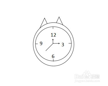 如何画闹钟