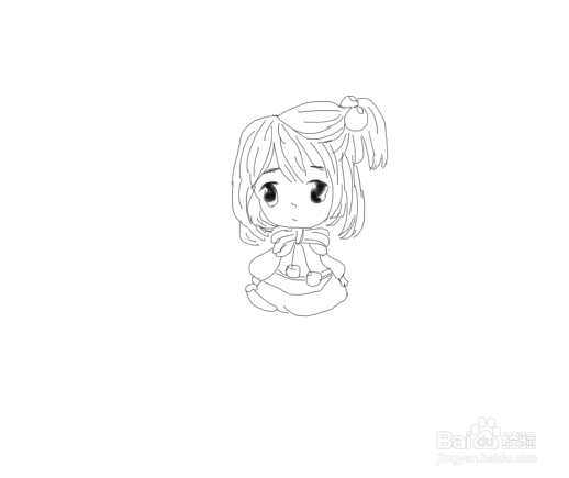 小女孩怎么画在,怎么画小女孩