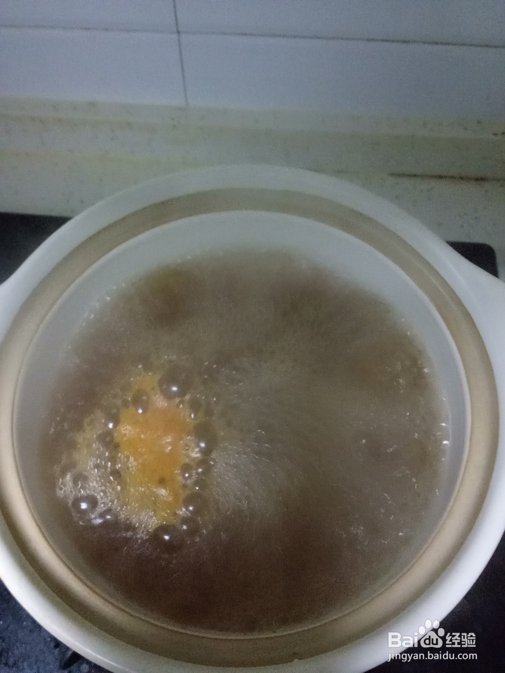豌豆粉丝肉末汤