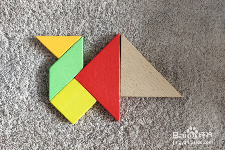 用七巧板怎样拼一只火鸡？