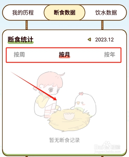 减脂食谱怎么查看断食统计数据