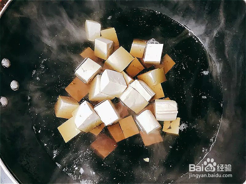 怎样做出家常菜系列之香椿拌豆腐