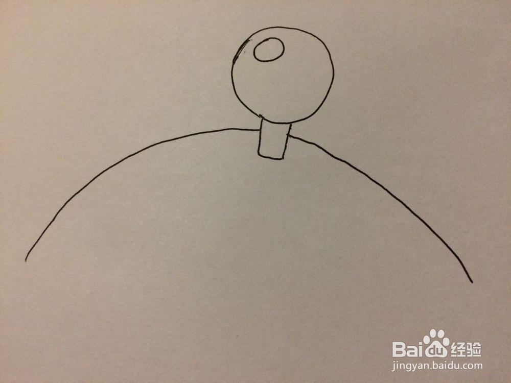 植物大战僵尸中土豆地雷的简笔画法