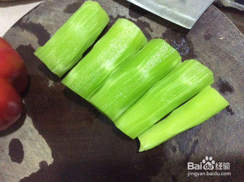 蚝油莴笋丝的做法