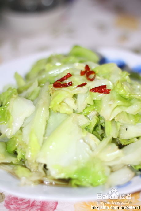 家常菜之手撕包菜