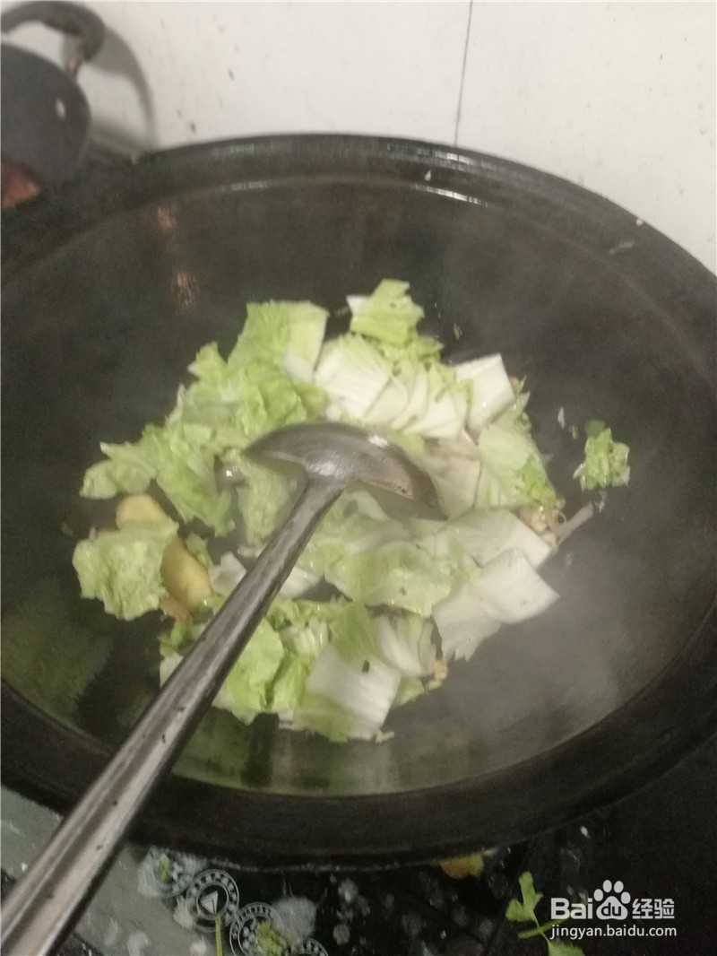 肉汤素炒白菜片