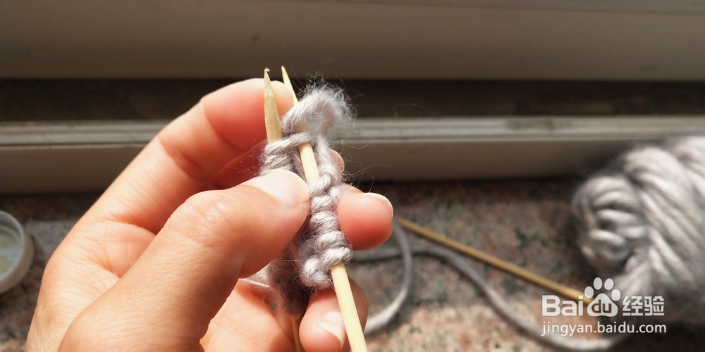 只有一种针式的围巾最简织法