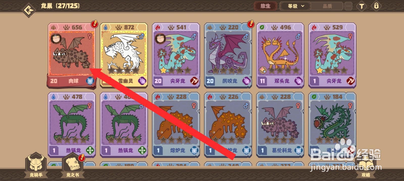 驯龙高手旅程的肉球龙如何穿戴磨剑石