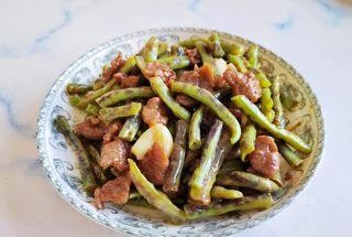牛肉炒豇豆怎么做