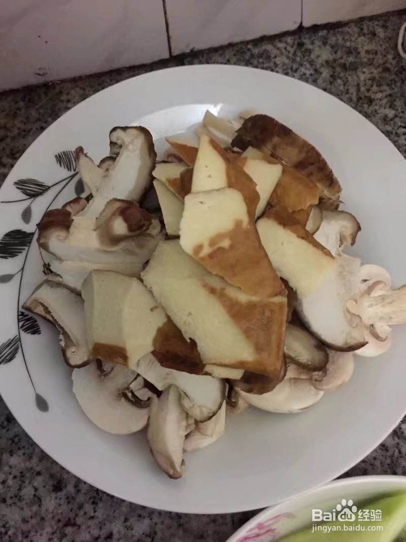 青椒蘑菇片怎么做