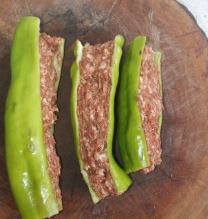 青椒酿肉的做法