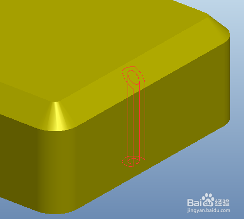 proe拉伸至下一曲面
