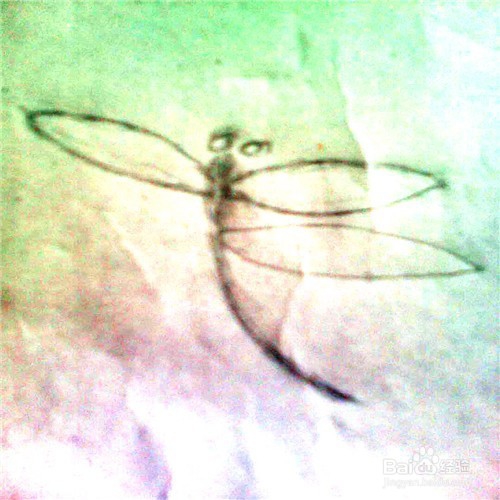 简笔画蜻蜓的画法