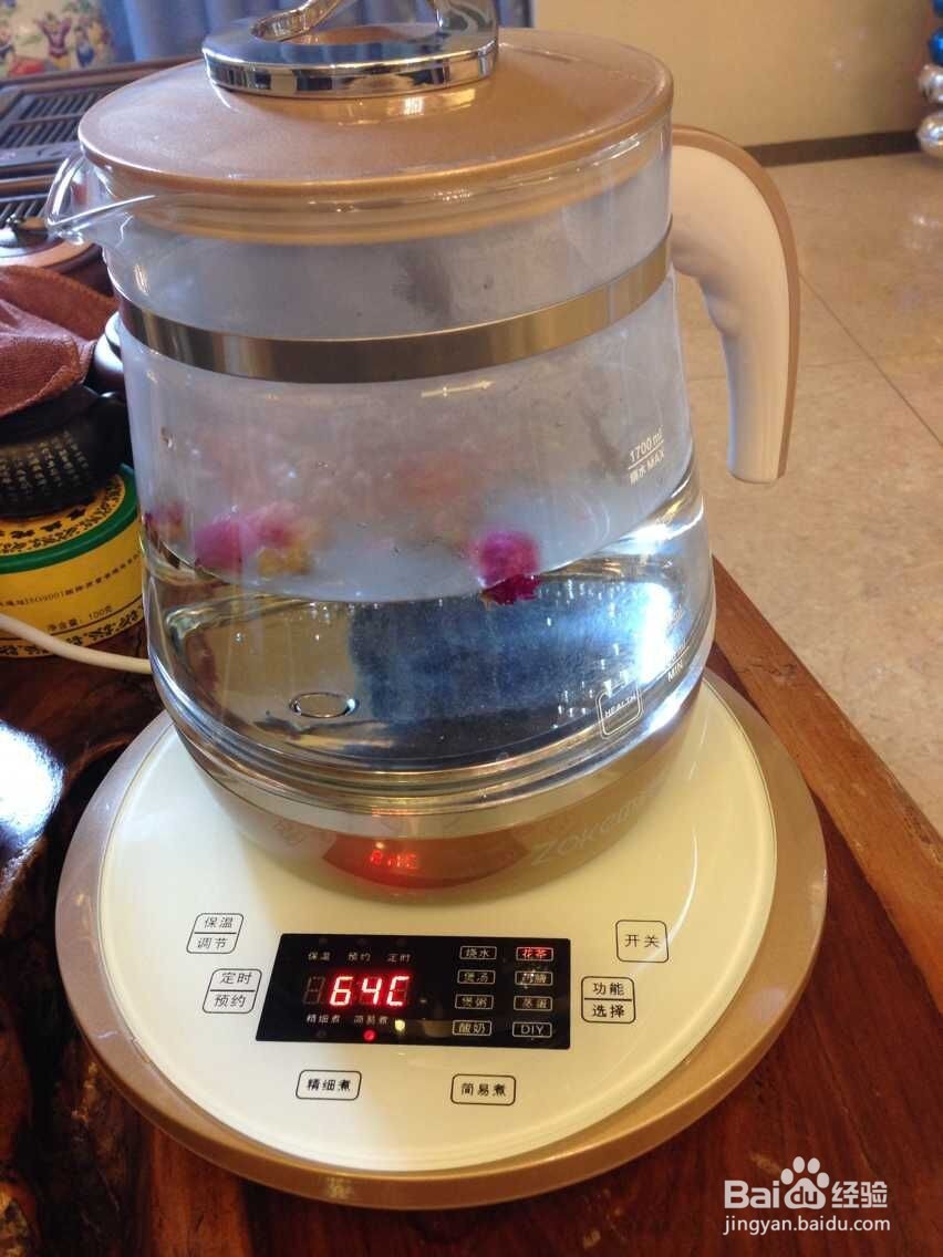 玫瑰花茶---YX-18养生壶使用报告